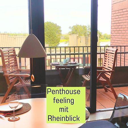 Penthouse Wolke7 Mit Rheinblick Neuss-Duesseldorf Apartment Ngoại thất bức ảnh